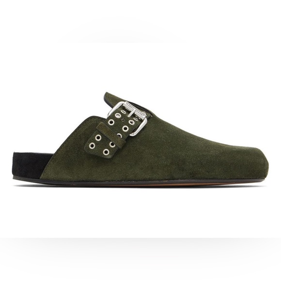 Isabel Marant Mirvin Leather Clogs Size 39 - Picture 1 of 10